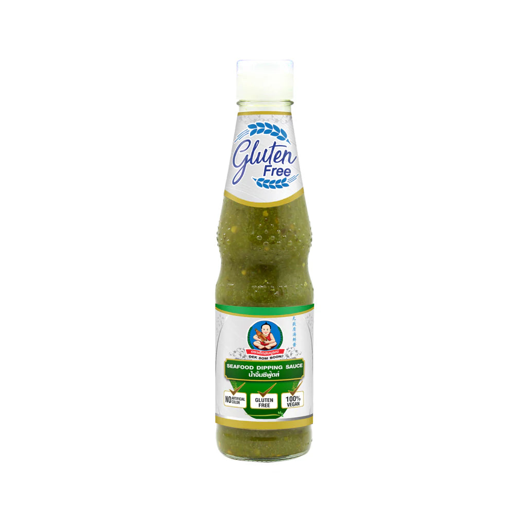 HEALTHY BOY BRAND SPICY GREEN CHILLI SEAFOOD SAUCE GLUTEN FREE 345G HALAL