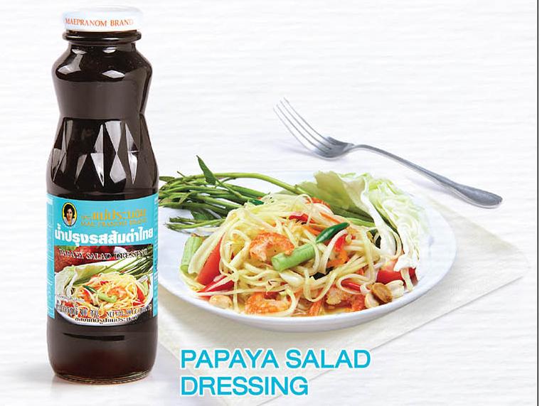 PAPAYA SALAD DRESSING | FERMENTED FISH [ MAEPRANOM BRAND ] 200G