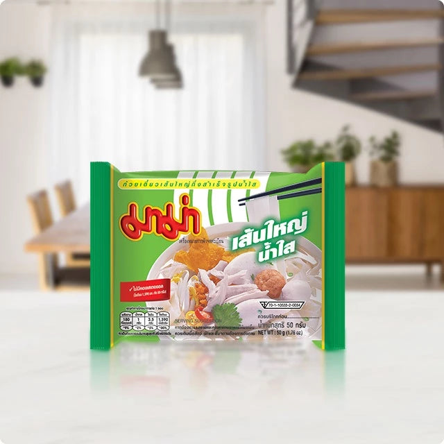 MAMA Brand Instant Flat Noodles 50G x 5Pack [Clear Soup / Tom Yum]