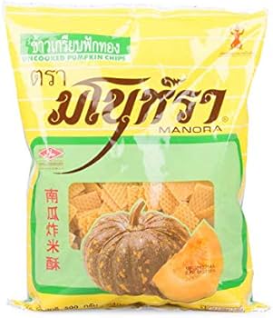 MANORA BRAND UNCOOKED PUMPKIN | TARO CHIPS 500G [HALAL]