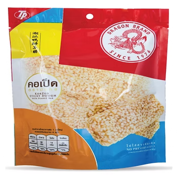 KORPED STICKY DOUGH WITH PEANUT RAR ( DRAGON BRAND ) 150G