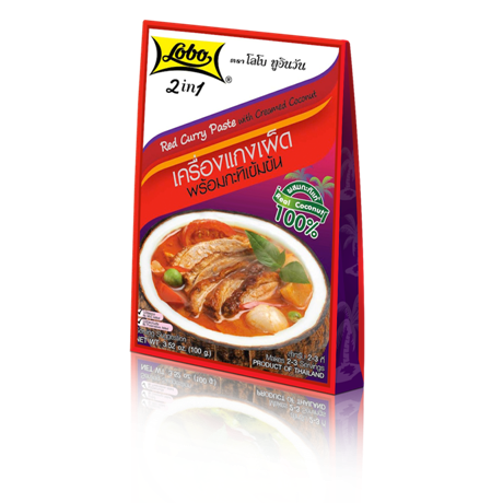 LOBO BRAND 2IN1 CURRY PASTE WITH CREAMED COCONUT 100G [HALAL]