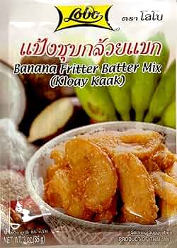 LOBO BANANA FRRITTER BATTER MIX [KLOAY KAAK] 85G HALAL