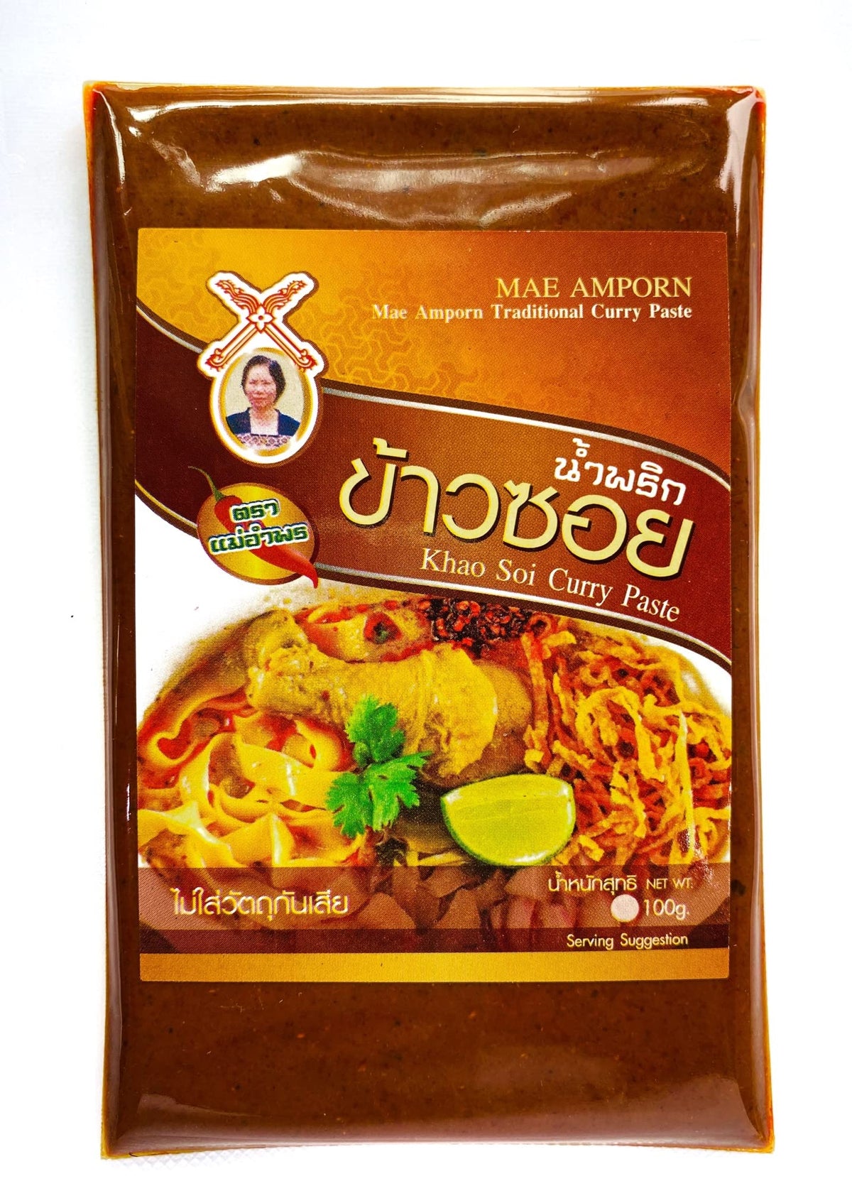 MAE AMPORN KHAO SOI CURRY PASTE 100G