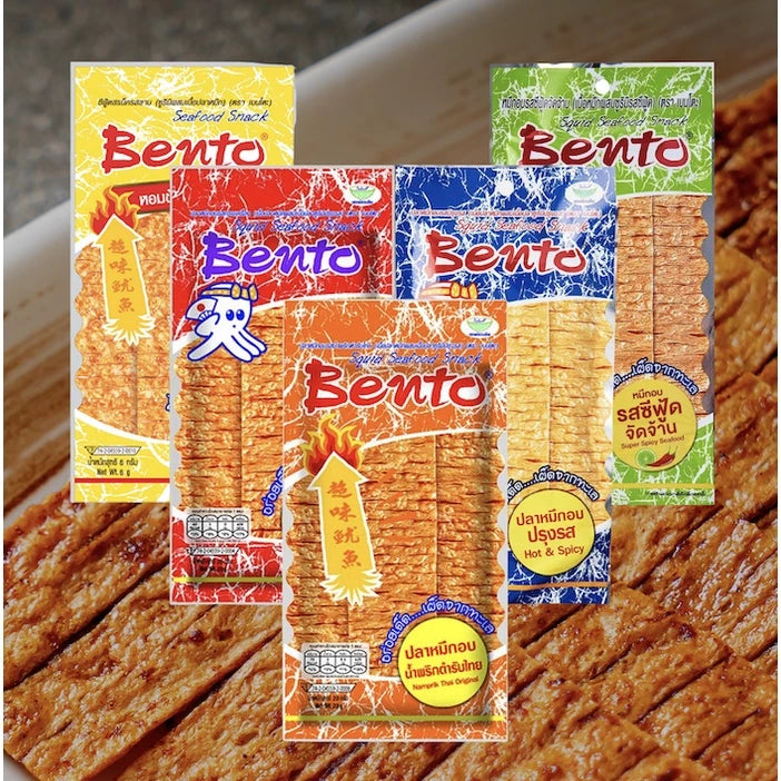 BENTO - SQUID SEAFOOD SNACK HOT & SPICY 18G/20G