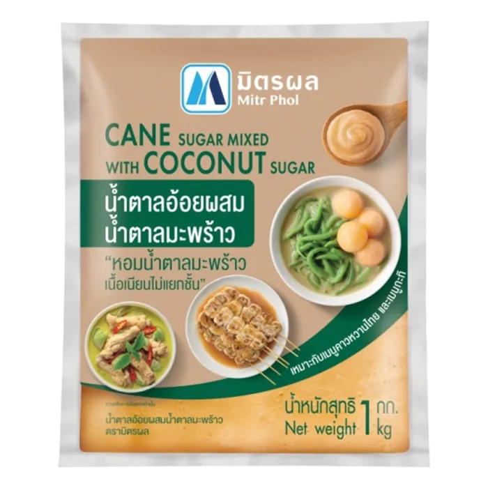 MITR PHOL CANE SUGAR MIXED WITH COCONUT SUGAR [1 KG ]