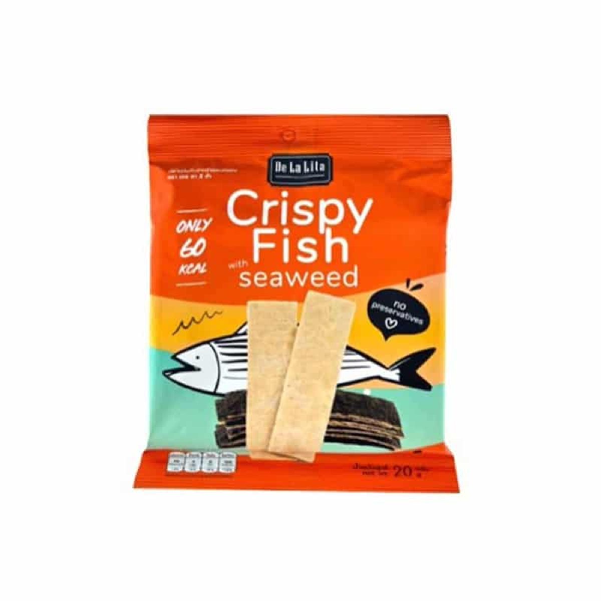 De La Lita Crispy Fish with Seaweed 20G