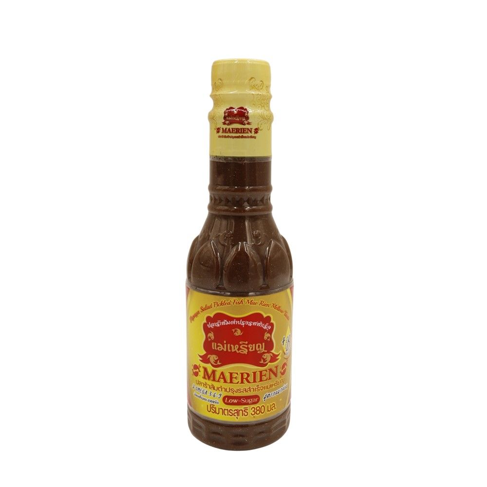 MAERIEN BRAND PAPAYA SALAD PICKLED FISH SAUCE 380ML HALAL (YELLOW TASTE)