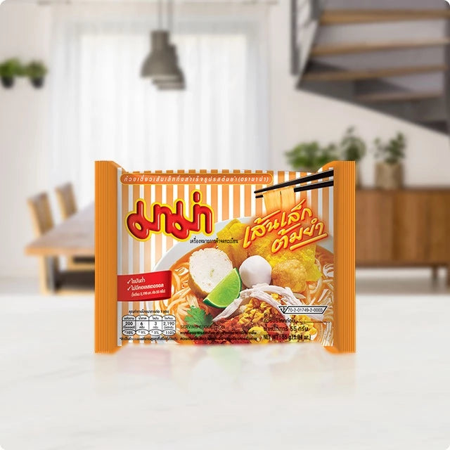 MAMA - INSTANT RICE NOODLES TOM YUM (50G X 5 PKT)
