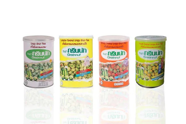 Crispy Green Paes Original | Shrimp | Cuttlefish Flavor Can (Green nut Brand)