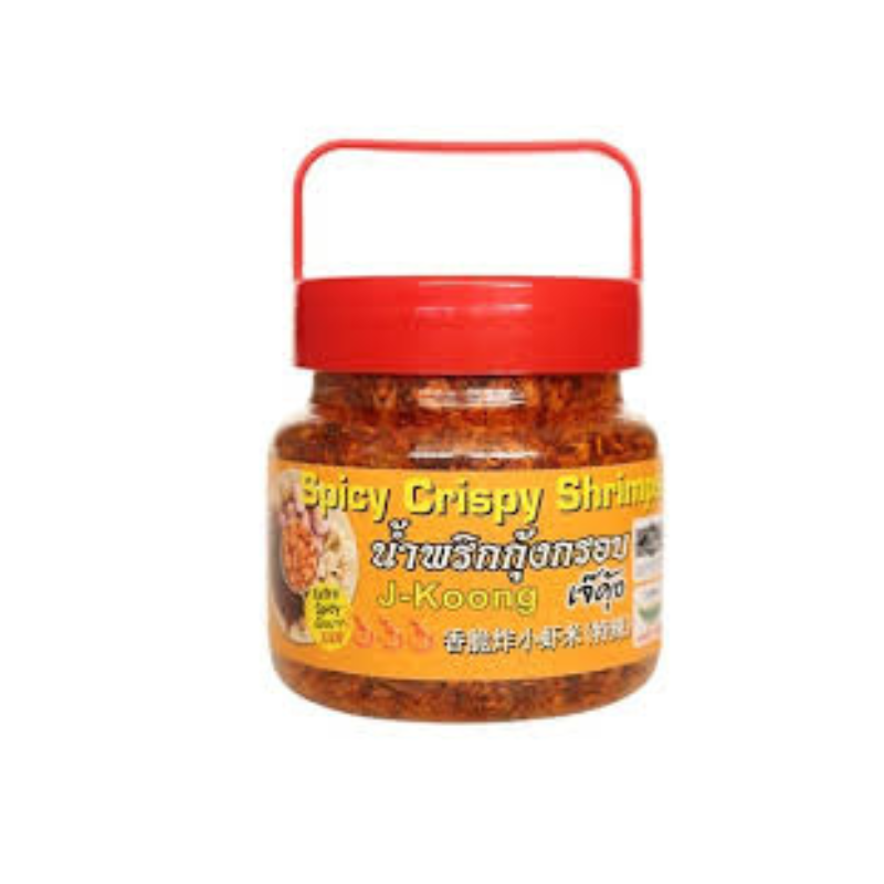 J-KOONG - SPICY CRISPY SHRIMPS SPICY (RED) / LESS SPICY (YELLOW) 270g