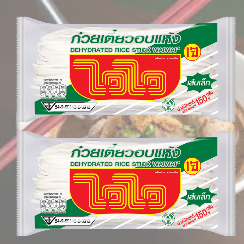 WAI WAI BRAND DEHYDRATED RICE STICK 150G