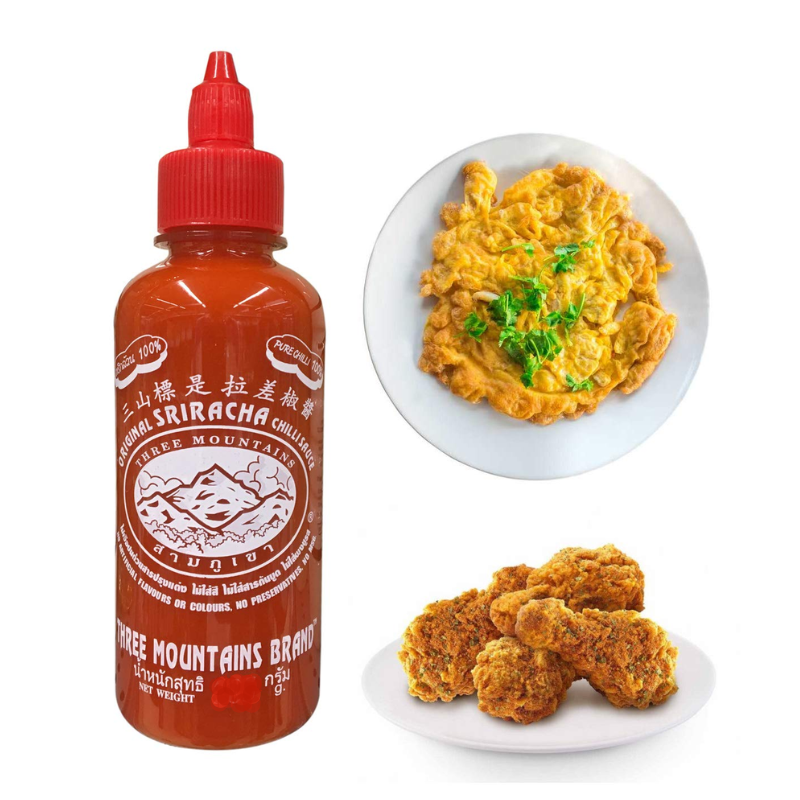 THREE MOUNTAINS BRAND - ORIGINAL SRIRACHA CHILLI SAUCE 530G