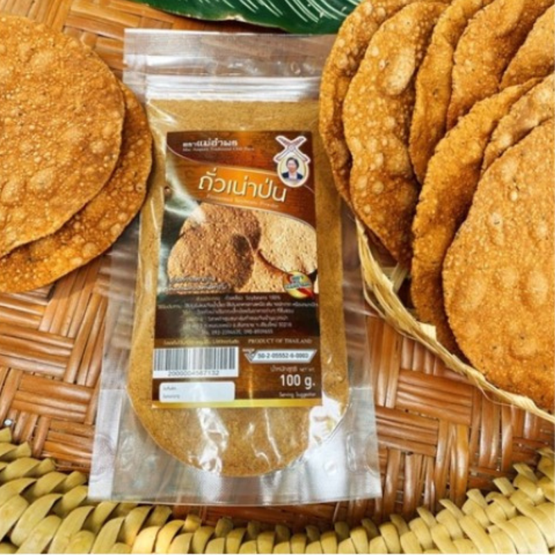 FERMENTED SOYBEANS POWDER [ MAE AMPORN BRAND ]100G