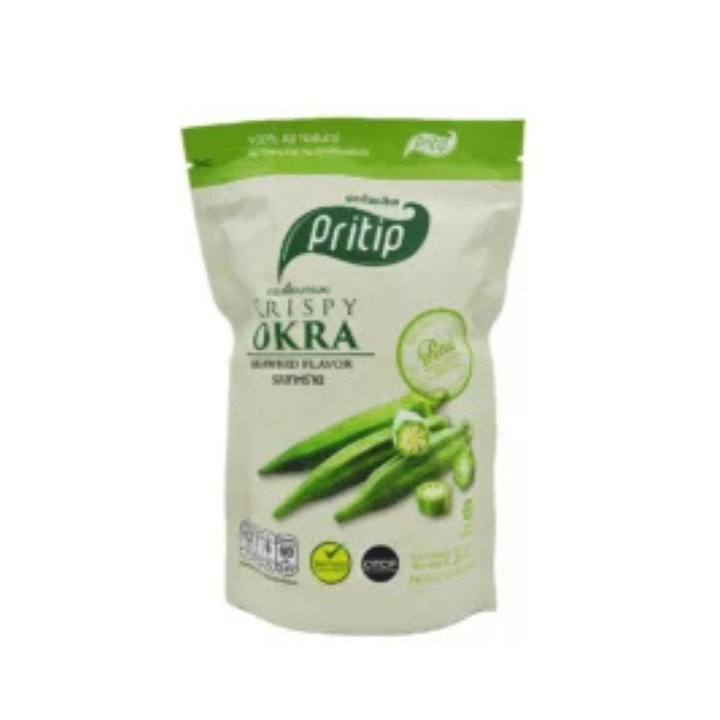 PRITIP CRISPY OKRA ORIGINAL 30G | OKRA SEAWEED 30G | BROCCOLI SEAWEED 25G