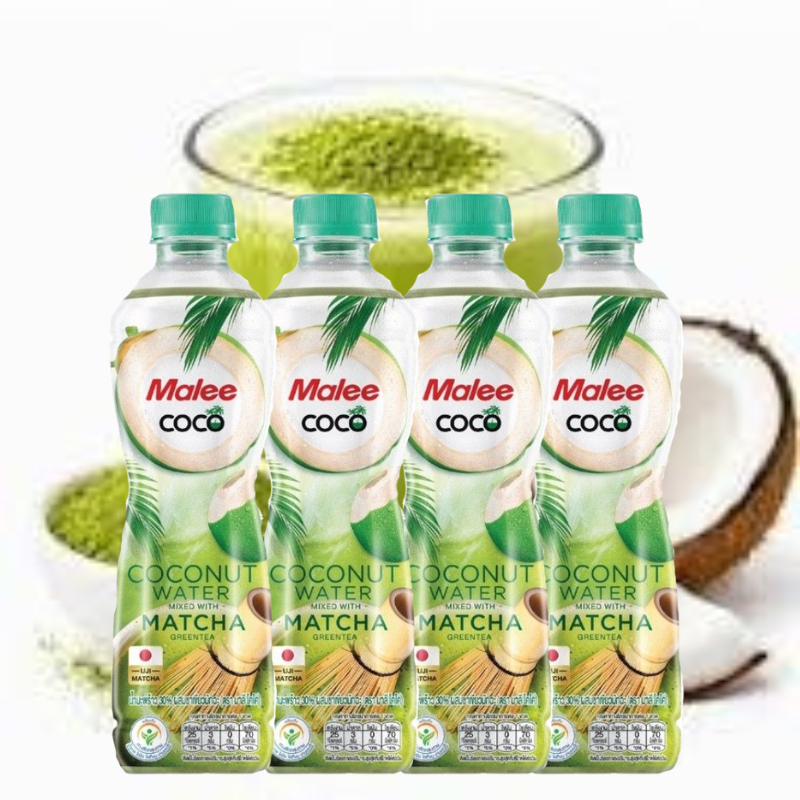 Malee COCO Coconut Water Mixed Matcha Green Tea