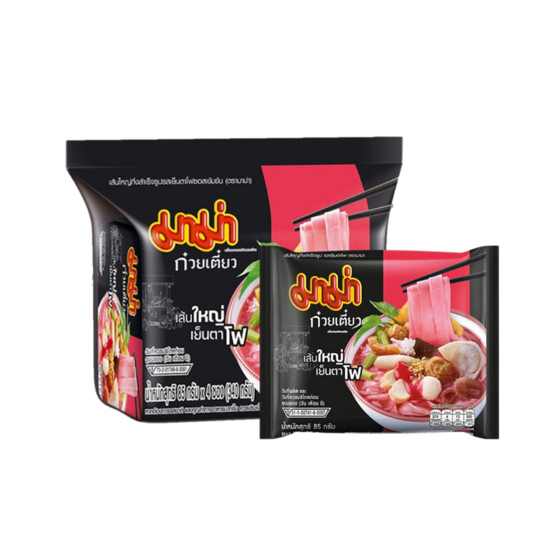 Mama Instant Rice Noodles Yen Ta Fu Noodles Sauce Flavor