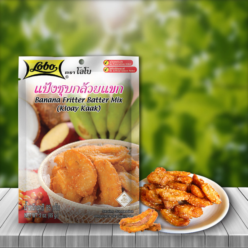 LOBO - BANANA FRITTER BATTER MIX (KLOAY KAAK) 85G
