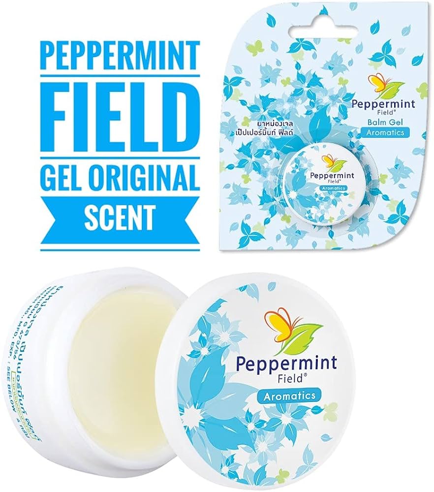 Peppermint Field Balm Gel Aromatics Original Scent | Green Tea Scent