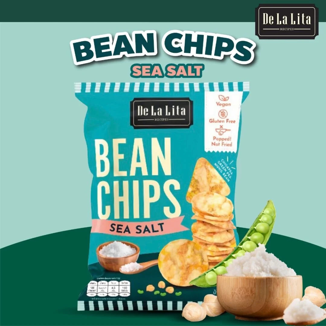De Le Lita Bean Chips Sea Salt Flavor