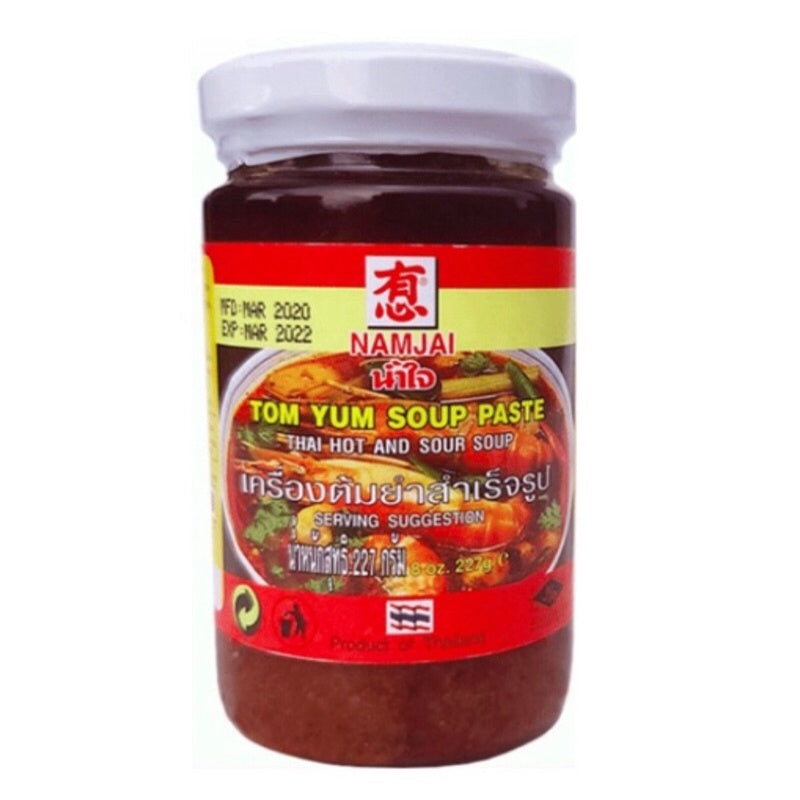 NAMJAI BRAND TOM YUM SOUP PASTE 227G [ HALAL ]