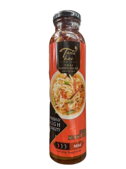 TASTE THAI BRAND THAI PAPAYA SALAD | SEAFOOD SAUCE 350G HALAL