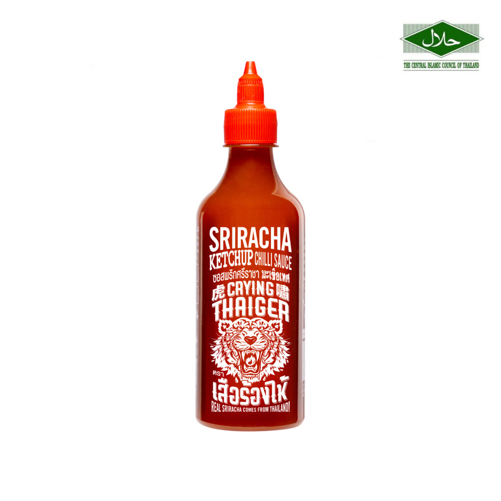 CRYING THAIGER BRAND SRIRACHA KETCHUP CHILLI SAUCE 528G [HALAL]