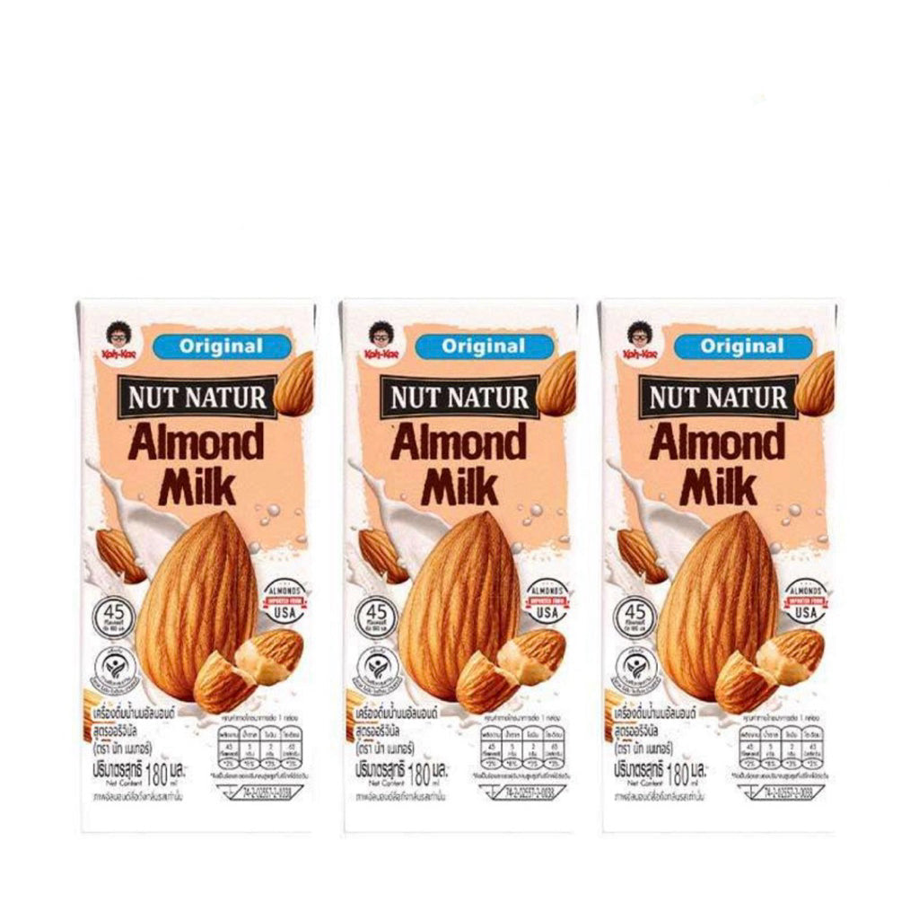 KOH KAE NUT NATUR ALMOND MILK ORIGINAL | UNSWEETENED 180MLX3S