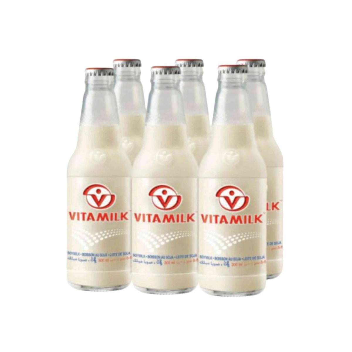 VITAMILK TOGO SOY MILK ORIGONAL [ GLASS BOTTLE ] 300ML [HALAL]